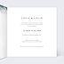 Faire-part Mariage Bleu d'Eau