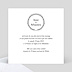 Faire part mariage Couronne Fleurie Verso