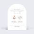 Faire-part Mariage Joli Programme