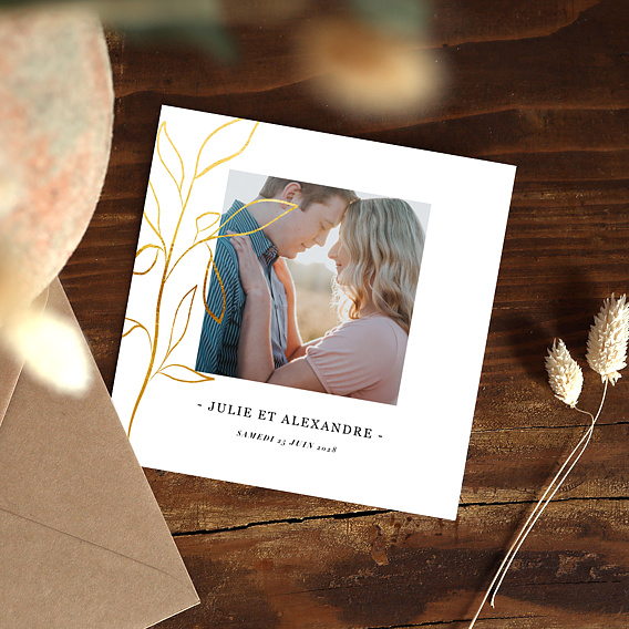 Faire part mariage Lancéolée Après 4