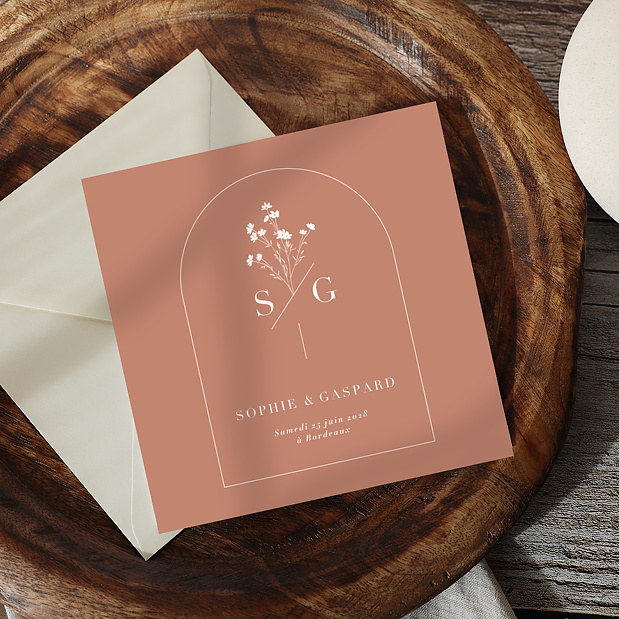 Faire-part Mariage Botanica