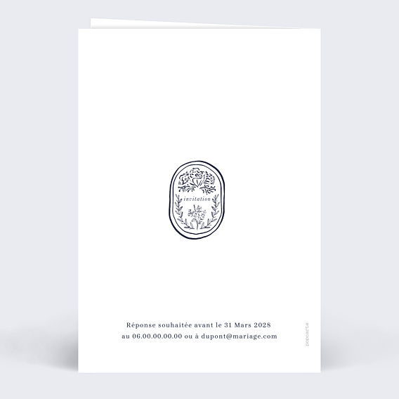 Faire-part Mariage Passeport