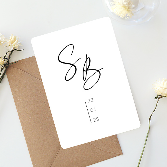 Faire part mariage Pleins & Déliés Après 4