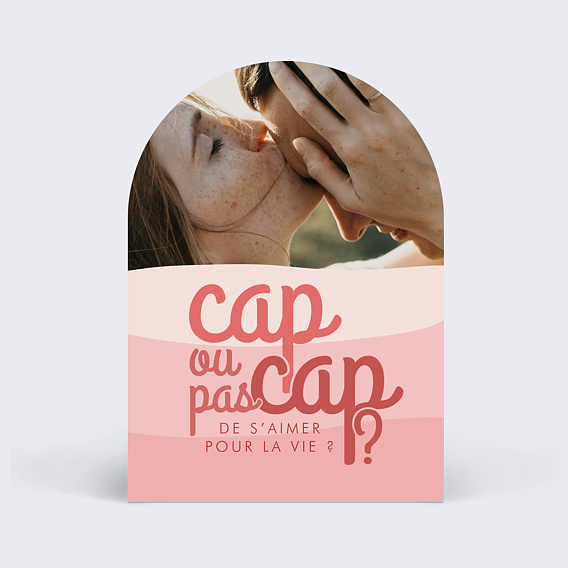 Faire part mariage Cap ou pas Cap