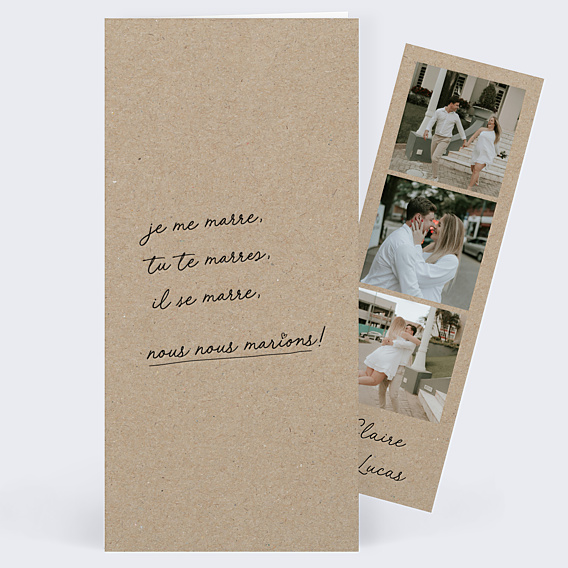 Faire-part Mariage Message Humoristique