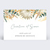 Faire part mariage Bohemia Recto