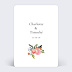 Faire part mariage Bouquet Aquarelle