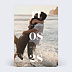 Faire part mariage Date Verticale