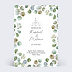 Faire part mariage Euclayptus Verdoyant