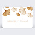 Faire part mariage Ginkgo Débordant