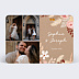 Faire part mariage Printemps Bohème photo