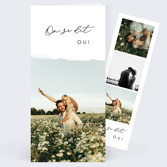 Faire-part Mariage Effet Photo