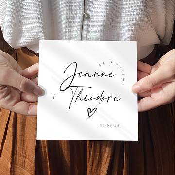 Faire part Mariage Moments Vols