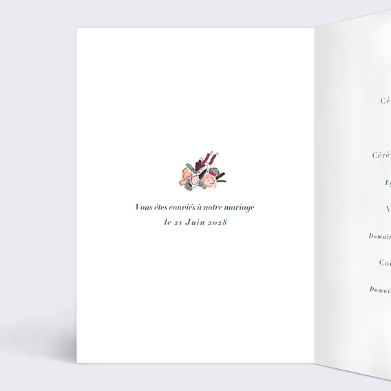 Faire-part Mariage Illustration Douceur