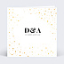 Faire part mariage Dorure Pois Graphiques
