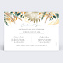 Faire part mariage Bohemia Verso