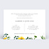 Faire part mariage Eucalyptus et Tournesol Verso