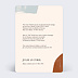 Faire part mariage Graphique Verso