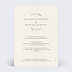 Faire part mariage Initiales Raffinées Verso