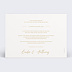 Faire part mariage Lettering Verso