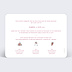 Faire part mariage Roses Rouges Verso