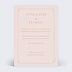 Faire part mariage Style Années 20 Verso