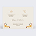 Faire part mariage Tourbillon d'Automne Verso