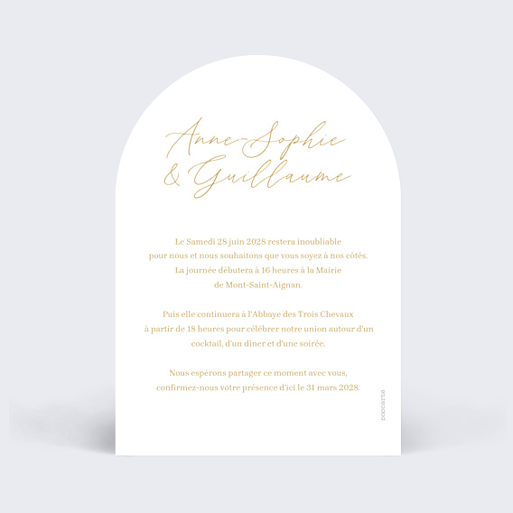 Faire-part Mariage Joli Oui