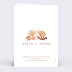 Faire part mariage Arche Bohème Terracotta Verso