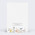 Faire part mariage Idylle Bucolique avec Photo Verso