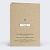 Faire part mariage Mots Croisés Vintage Verso