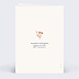Faire part mariage Water Flower Verso
