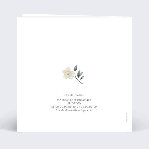 Faire-part Mariage Romance
