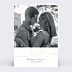 Faire-part Mariage Ligne du cœur photo