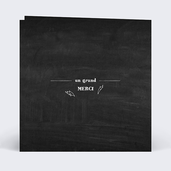 Faire part mariage Envolée Bucolique Verso