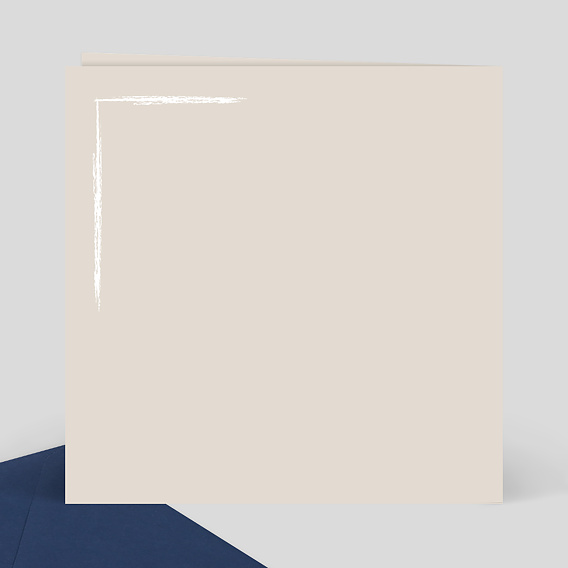 Faire part mariage Faire-part Mariage Timbre Blanc Verso