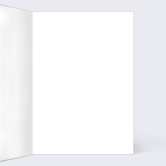 Faire part mariage 100% Personnalisable Intérieur Droit