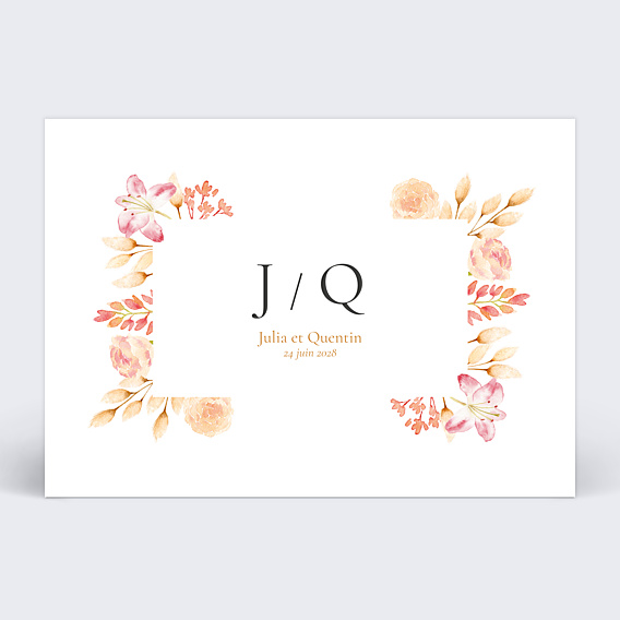 Faire part mariage Paysage Bohème