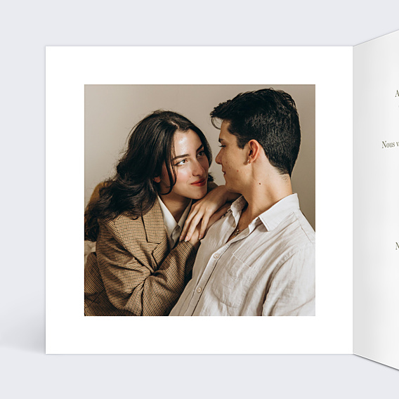 Faire-part Mariage Le calin