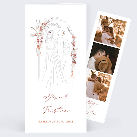 Faire-part Mariage Jour d'Amour