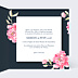Faire-part Mariage Dark Peony