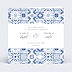 Faire-part Mariage Azulejos