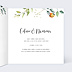Faire-part Mariage Agrumes
