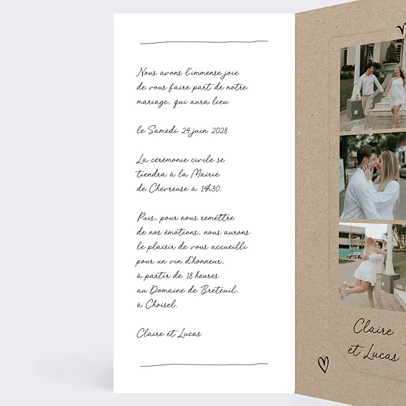 Faire-part Mariage Message Humoristique