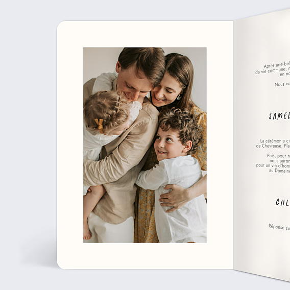 Faire-part Mariage Faire-part de Mariage Enfant