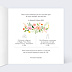 Faire-part Mariage Bouquet Champêtre Aquarelle
