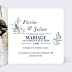 Faire-part Mariage Couronne de Laurier