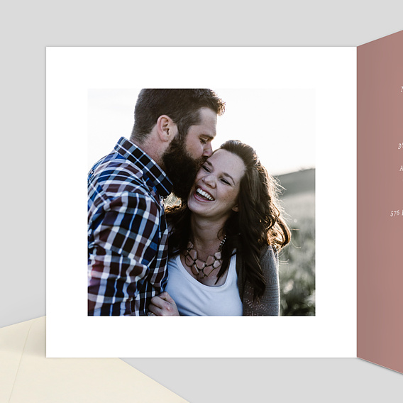 Faire part mariage Primavera Intérieur Gauche