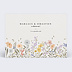 Faire part mariage Prairie Fleurie Recto