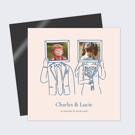 Faire-part Mariage Memory